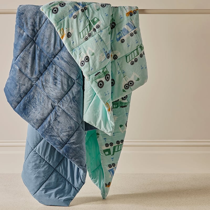 Super Cuddly Tough Trucks Blanket