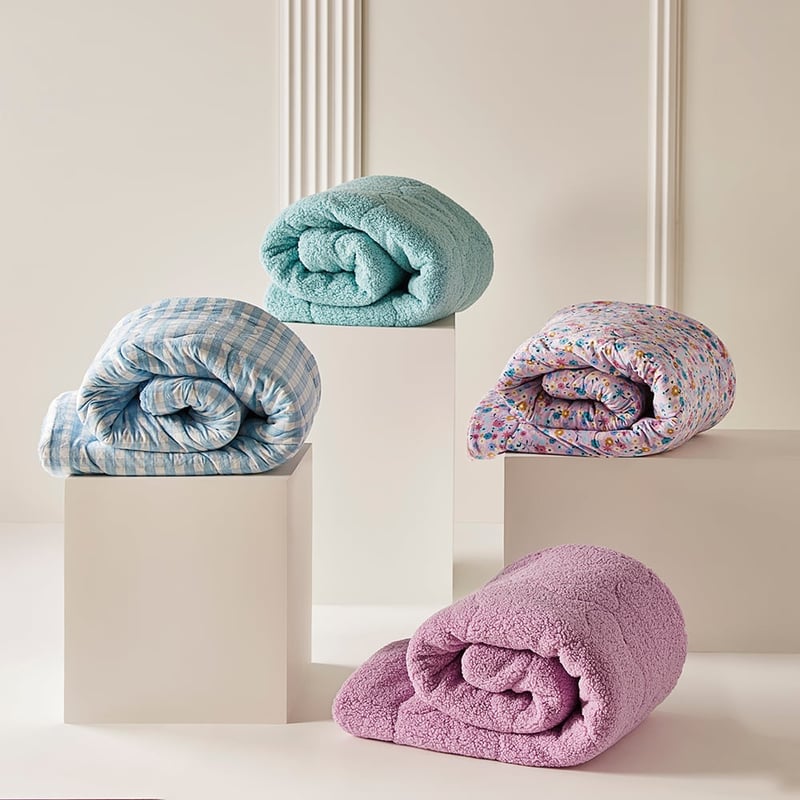 Teddy Seafoam Blanket