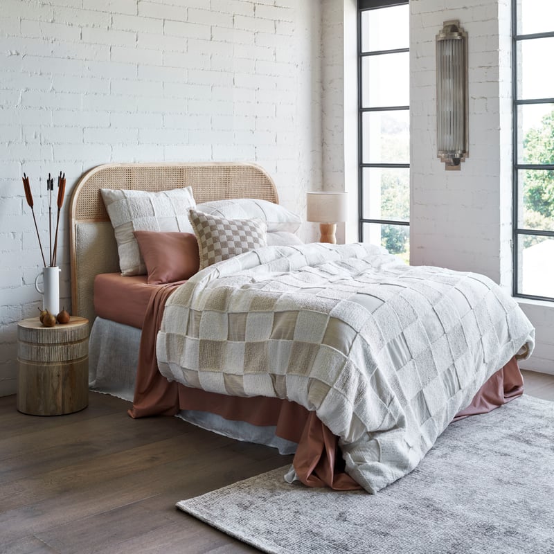 Harrison Natural Tufted Quilt Cover Separates