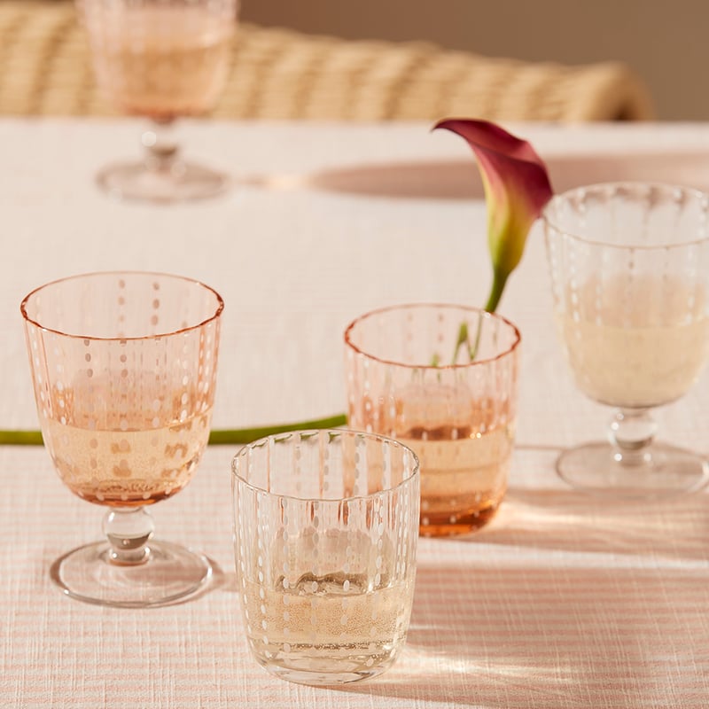 Amelia Peach Drinkware