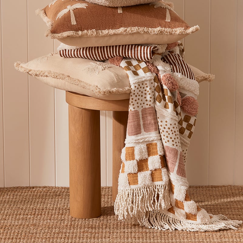 Otis Snow Boucle Cushion 