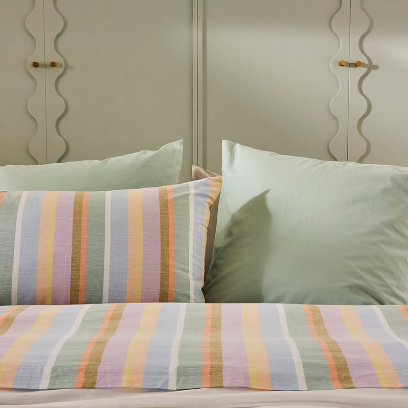 Yarn Dyed Sorbet Stripe Sheet Set