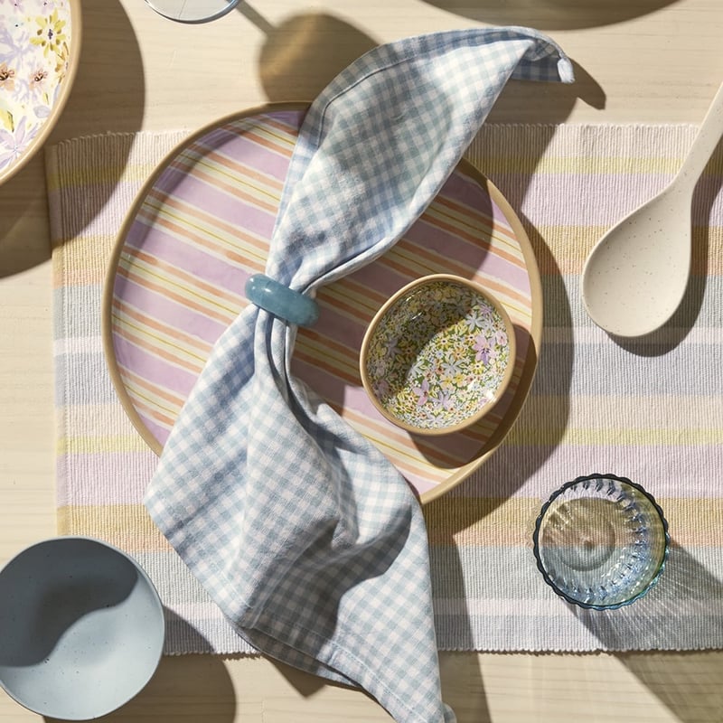 Sadie Blue Gingham Napkins 2 Pack