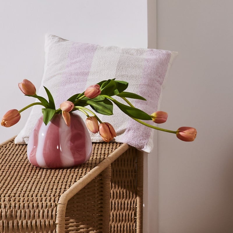  Pink Stripes Vase