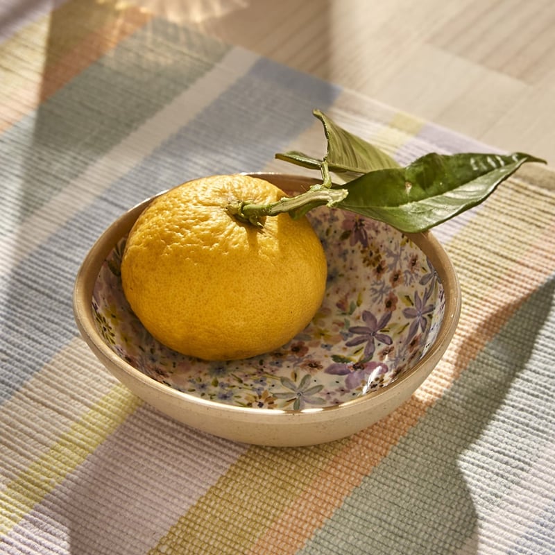 Summer Sorbet White Floral Melamine Servingware