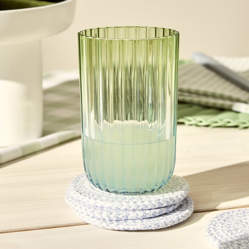 Positano Blue & Green Drinkware