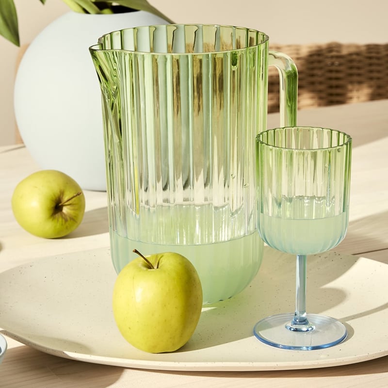 Positano Blue & Green Drinkware