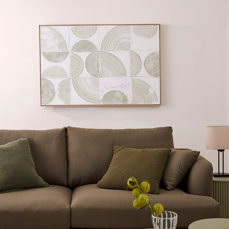 Moma Geo Green Canvas