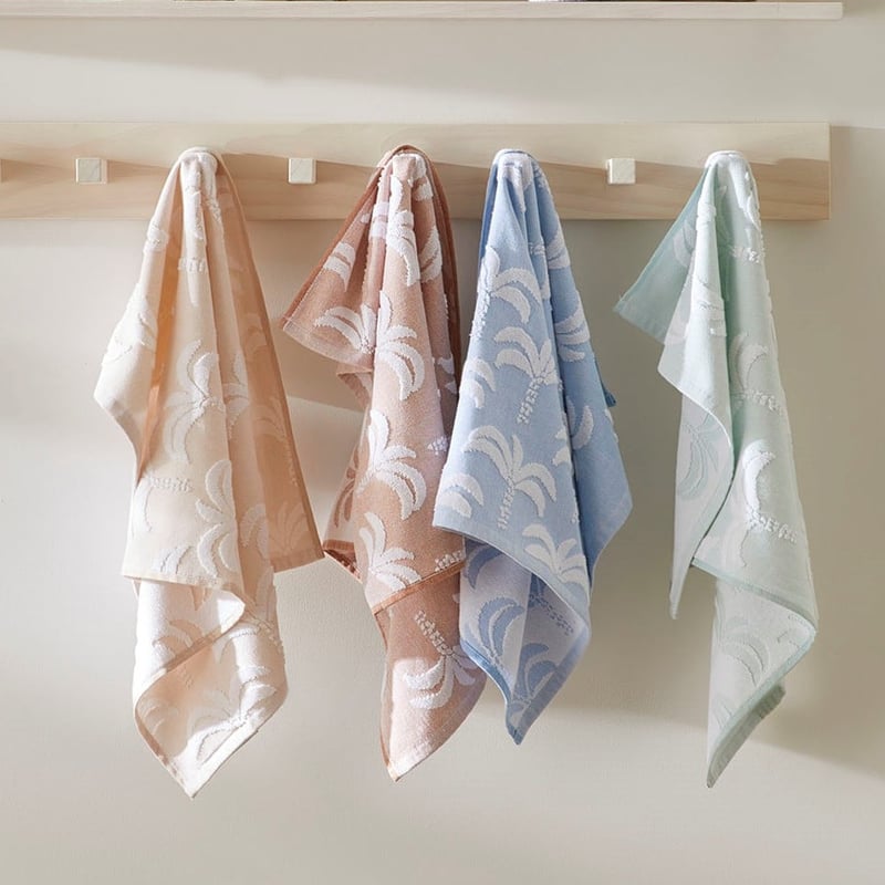 Mallorca Blue & Mint Tea Towel Pack of 2