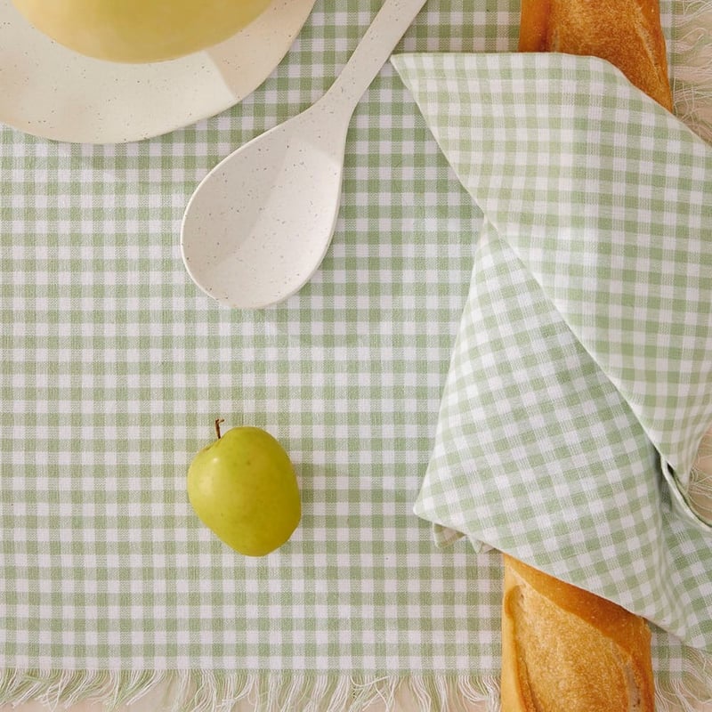 Sadie Mint Gingham Napkins 2 Pack