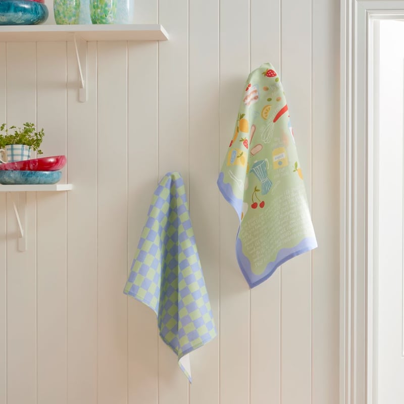 Recipe Tiramisu Tea Towel Pack of 2