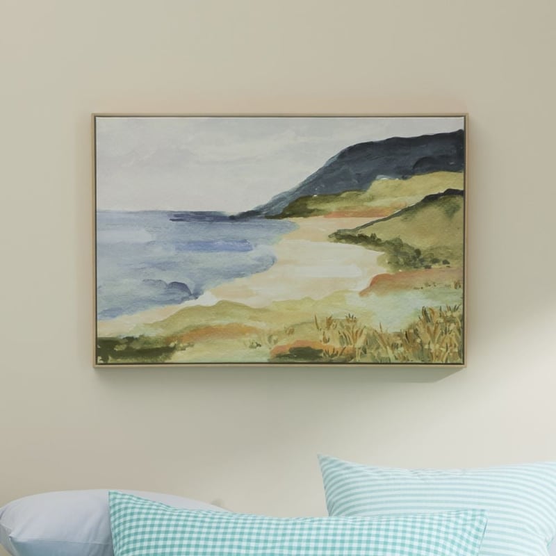 Seaside Indigo The Hills Canvas