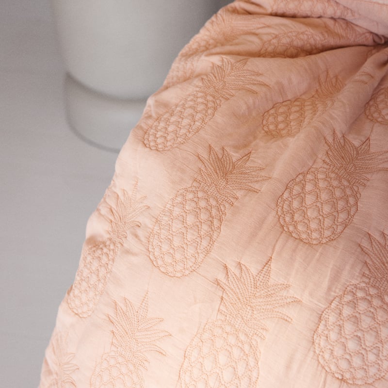 Mimosa Apricot Quilted Quilt Cover Separates