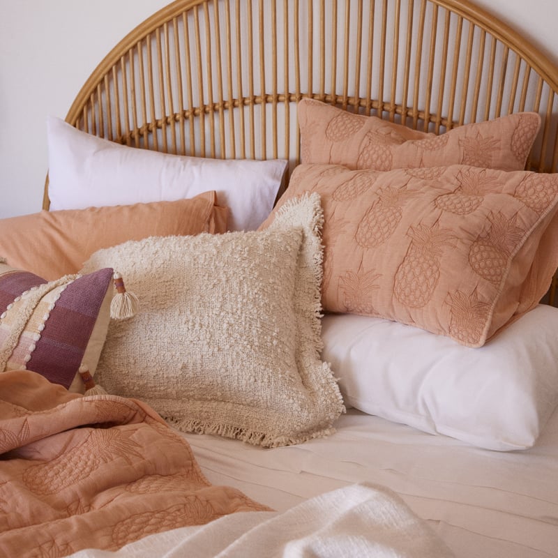 Mimosa Apricot Quilted Quilt Cover Separates