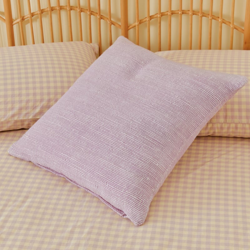 Caspian Purple & White Cushion