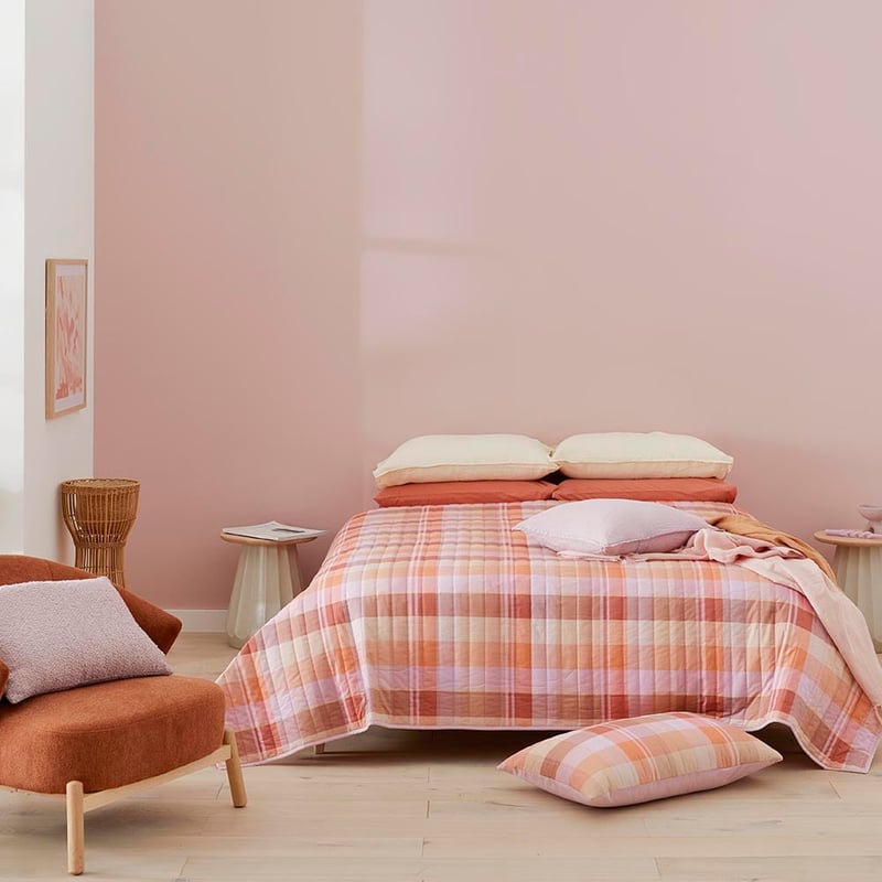 Sunset Check Quilted Coverlet Separates