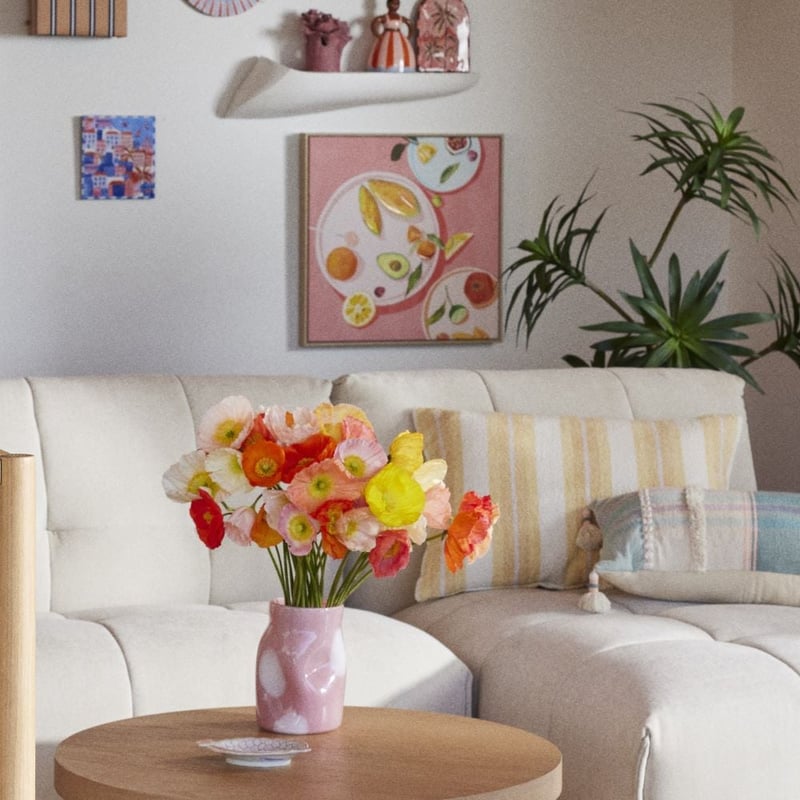 Lifestyle Summer Grazing Plate Canvas