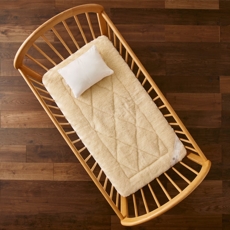 Sleep Tight Wool Cot Mattress Topper 