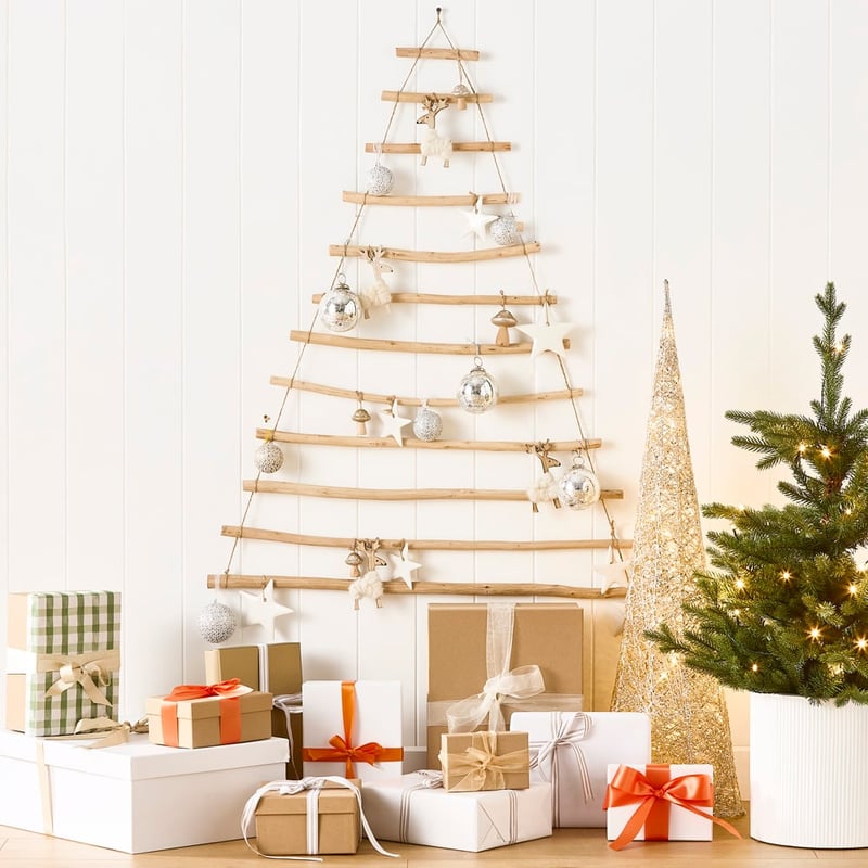 Natural Branch Hanging Christmas Tree