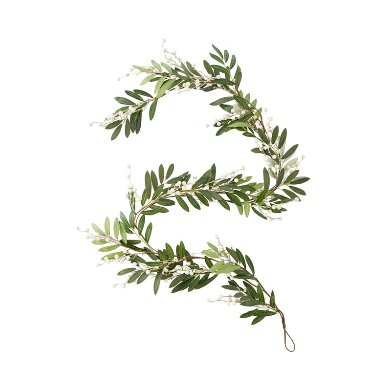 Berry Leaf White & Green Luxe Garland
