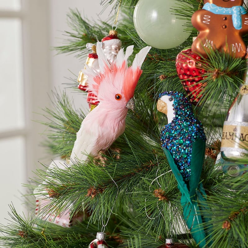Australiana Feather Bird Major Mitchell Tree Topper