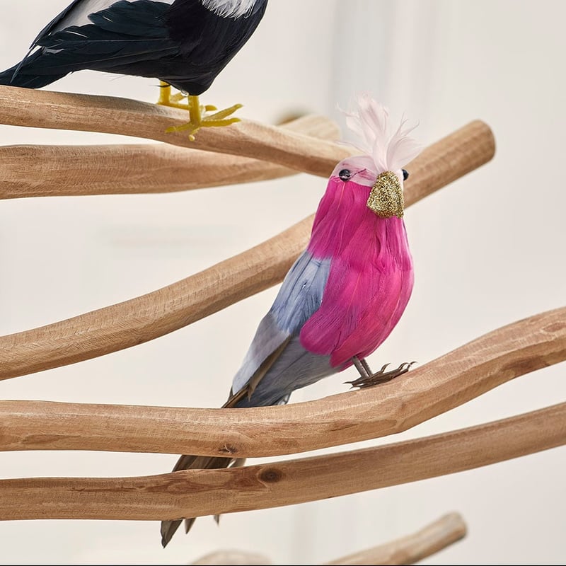Australiana Feather Bird Galah Tree Topper