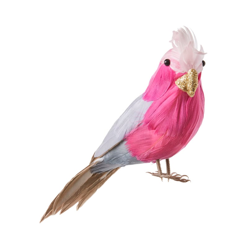 Australiana Feather Bird Galah Tree Topper