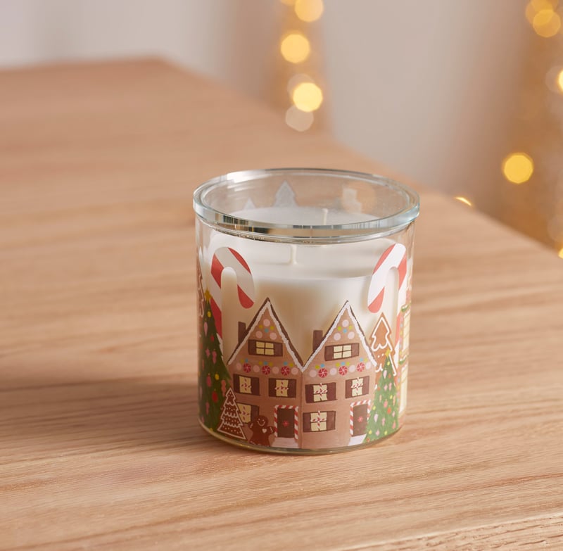Christmas Gingerbread Candle