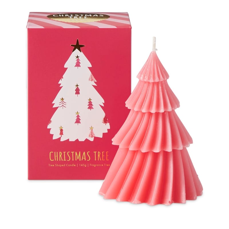 Christmas Tree Coral Candle