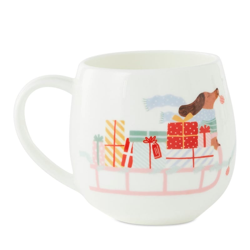 Dashing Dachshunds Multi Christmas Hug Mug