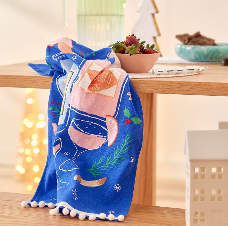 Christmas Fizz Christmas Tea Towels 2 Pack