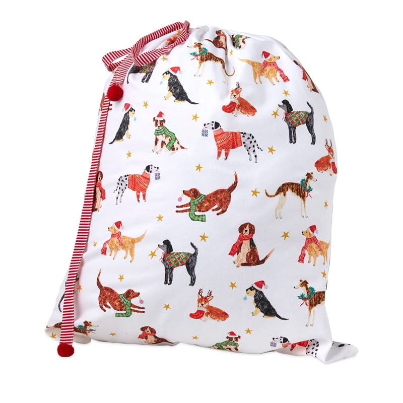 Festive Dogs Santa Sack