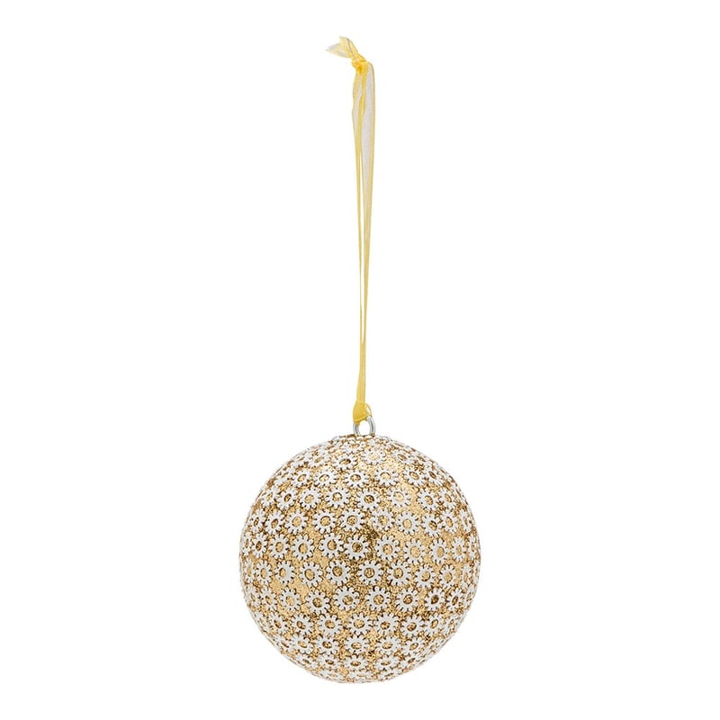 Luxe Daisy Champagne Bauble