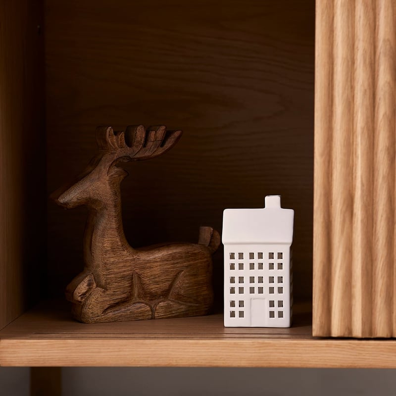 Festive Ceramic White House