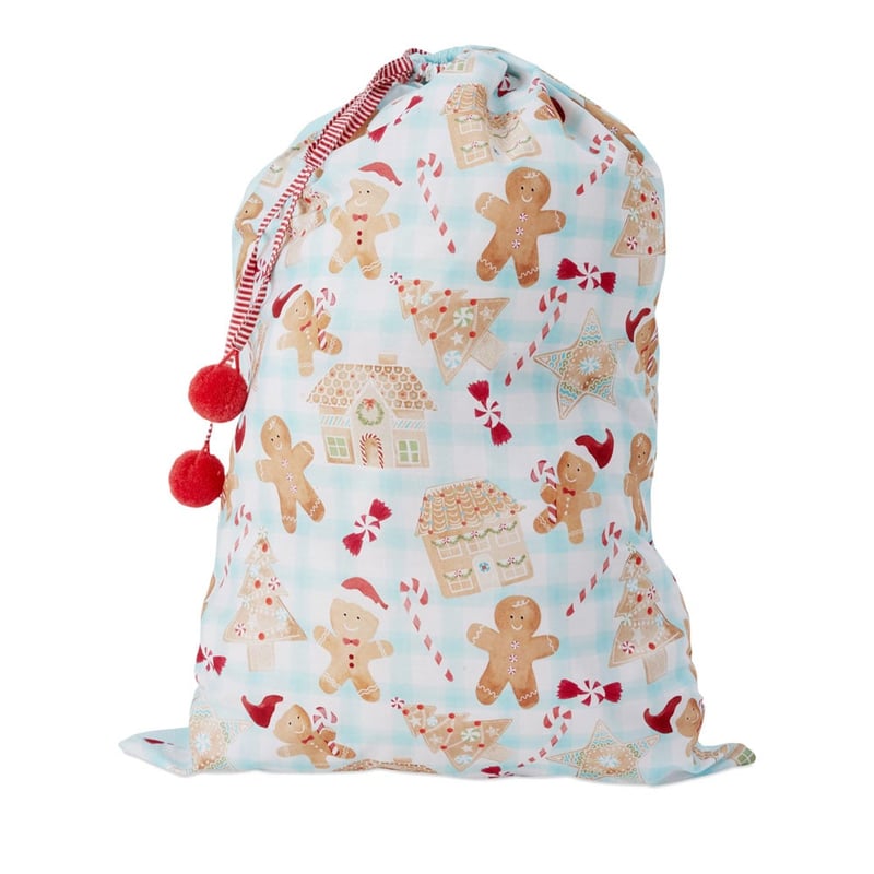 Gingerbread Kisses Christmas Santa Sack