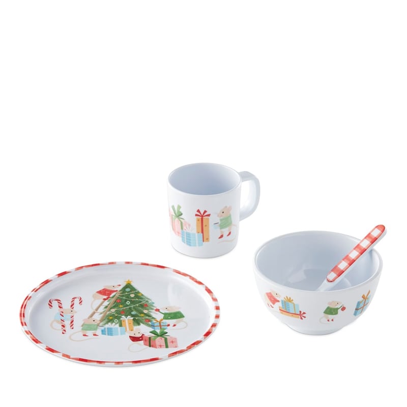 Merry & Bright Mice Christmas Dining Set 