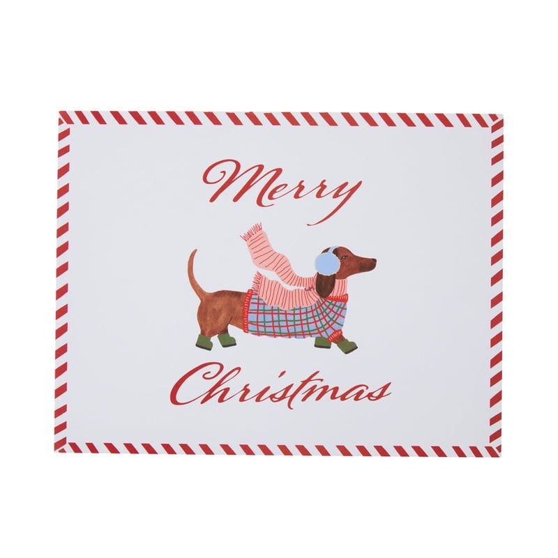 Dashing Dachshunds Novelty Paper Placemats Pack of 50