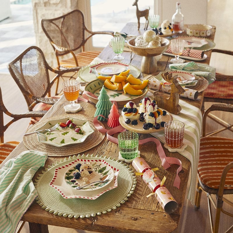 Christmas Multi Dashing Dachshunds Plate