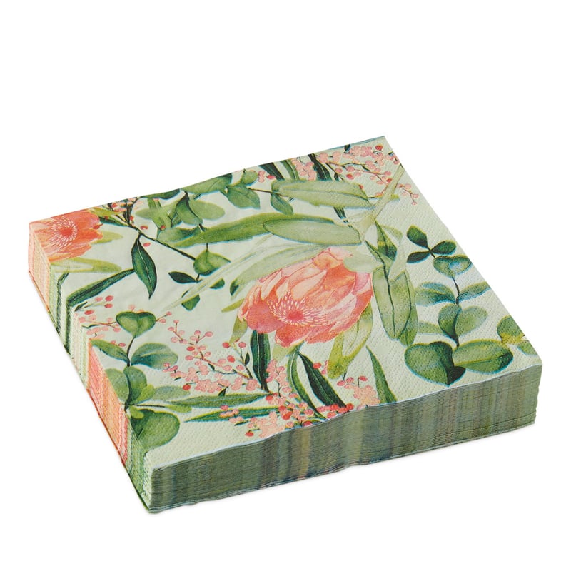 Festive Christmas Botanical Multi Paper Napkins Pack of 40