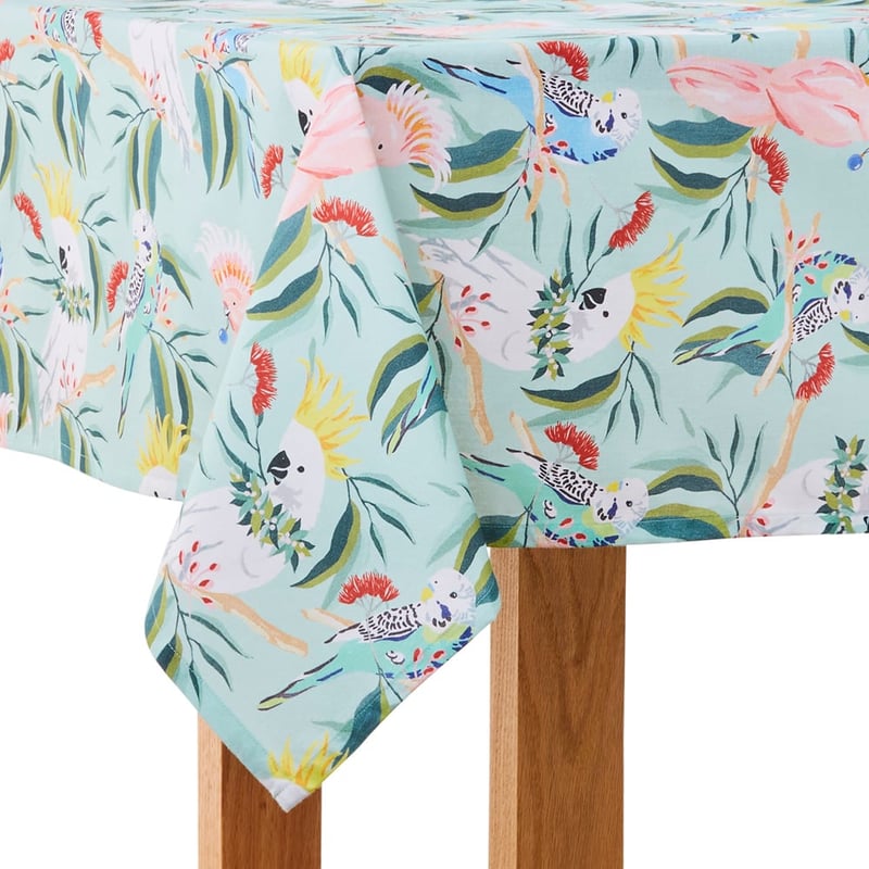 Festive Australian Birds Tablecloth