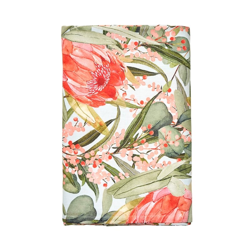 Festive Christmas Botanical Tablecloth