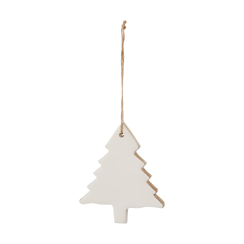 Hanging White Timber  Christmas Tree
