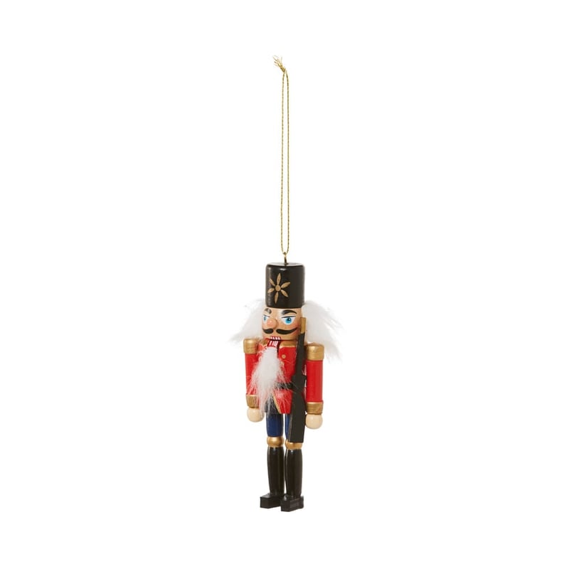 Christmas Fun Black Hat Nutcracker Hanging Ornament