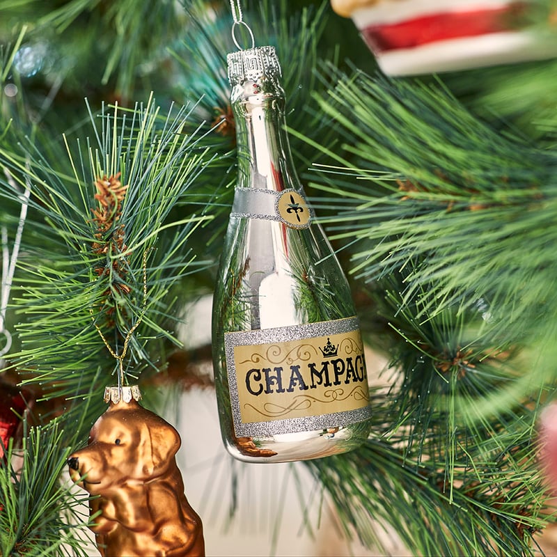 Vintage Glass Champagne Decoration