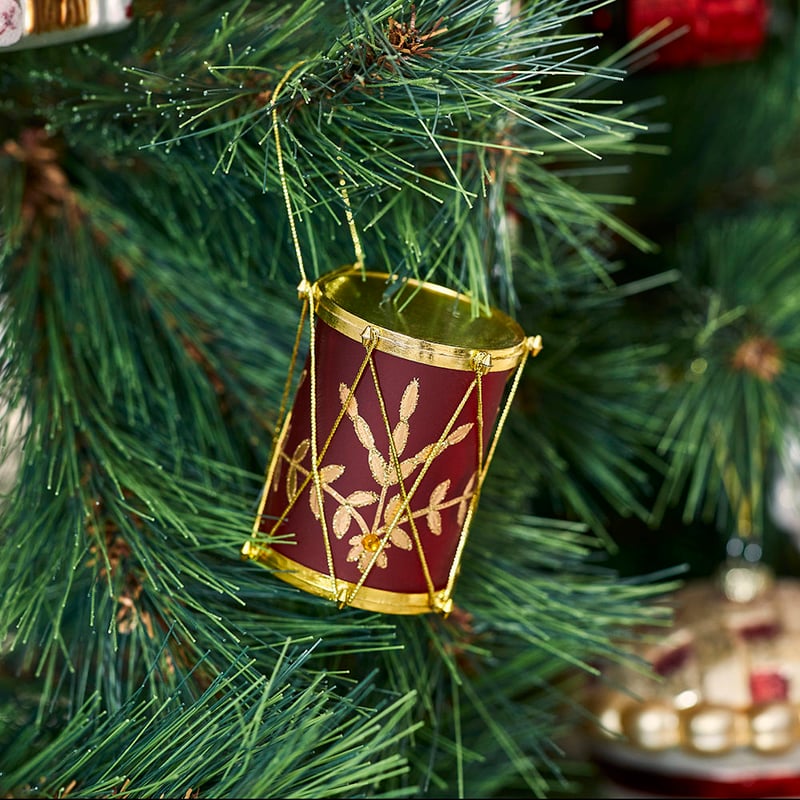 Vintage Glass Drum Decoration
