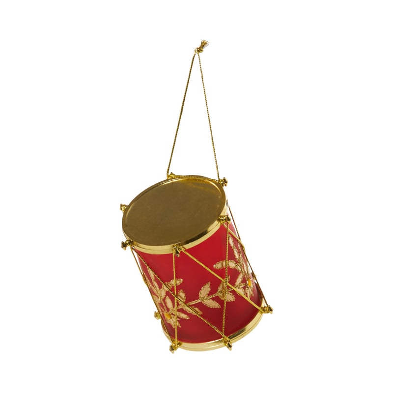 Vintage Glass Drum Decoration