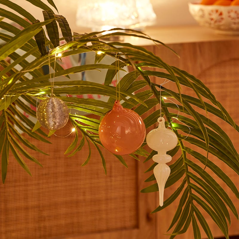 Finial Drop White Whimsical Ornament