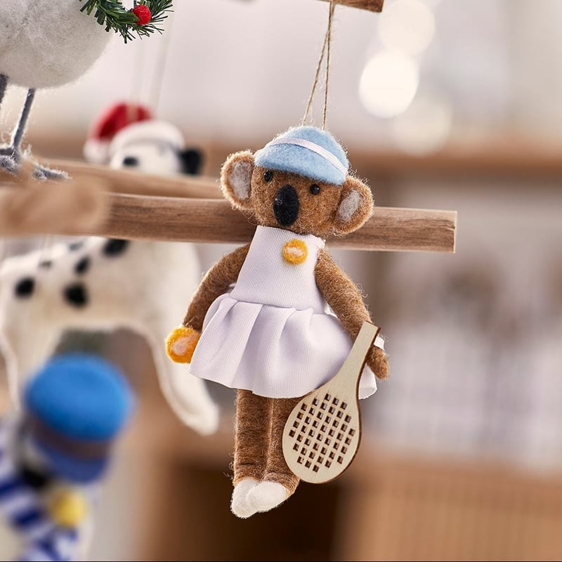 Felted Tennis Player Sporting Hero