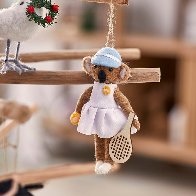 Felted Tennis Player Sporting Hero
