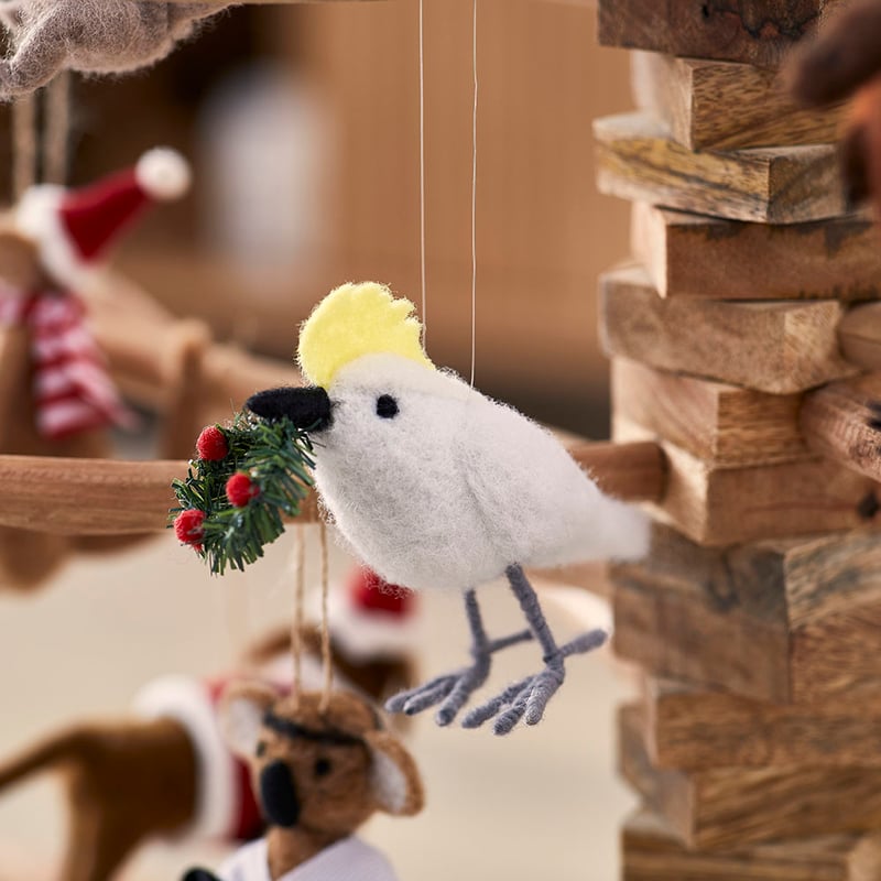Felted Cockatoo Friend